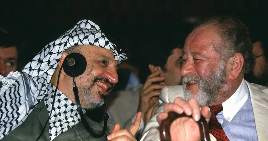 Bruno Kreisky and Yasser Arafat