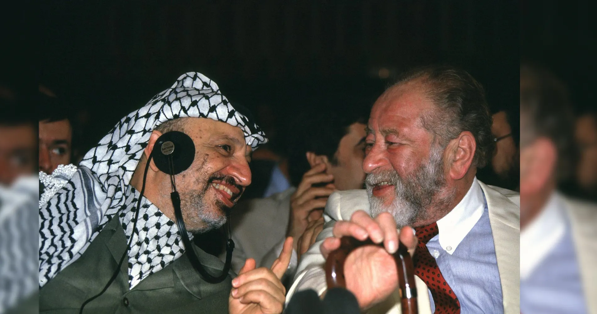 Bruno Kreisky and Yasser Arafat