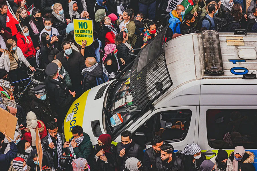 Pro Palestine protestation