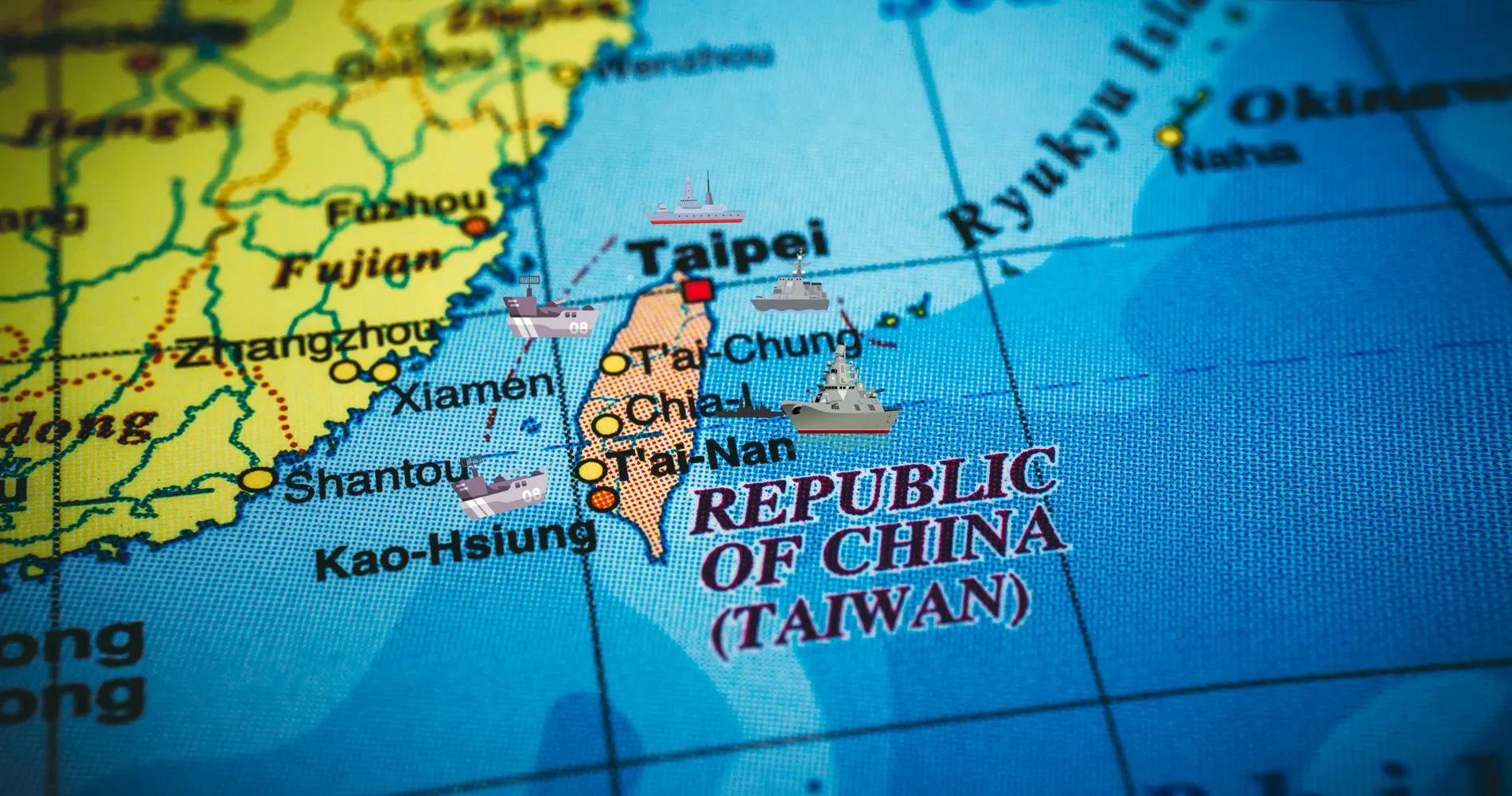 Map of Taiwan