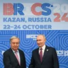 BRICS 2024 Vladimir Putin and Antonio Guterres