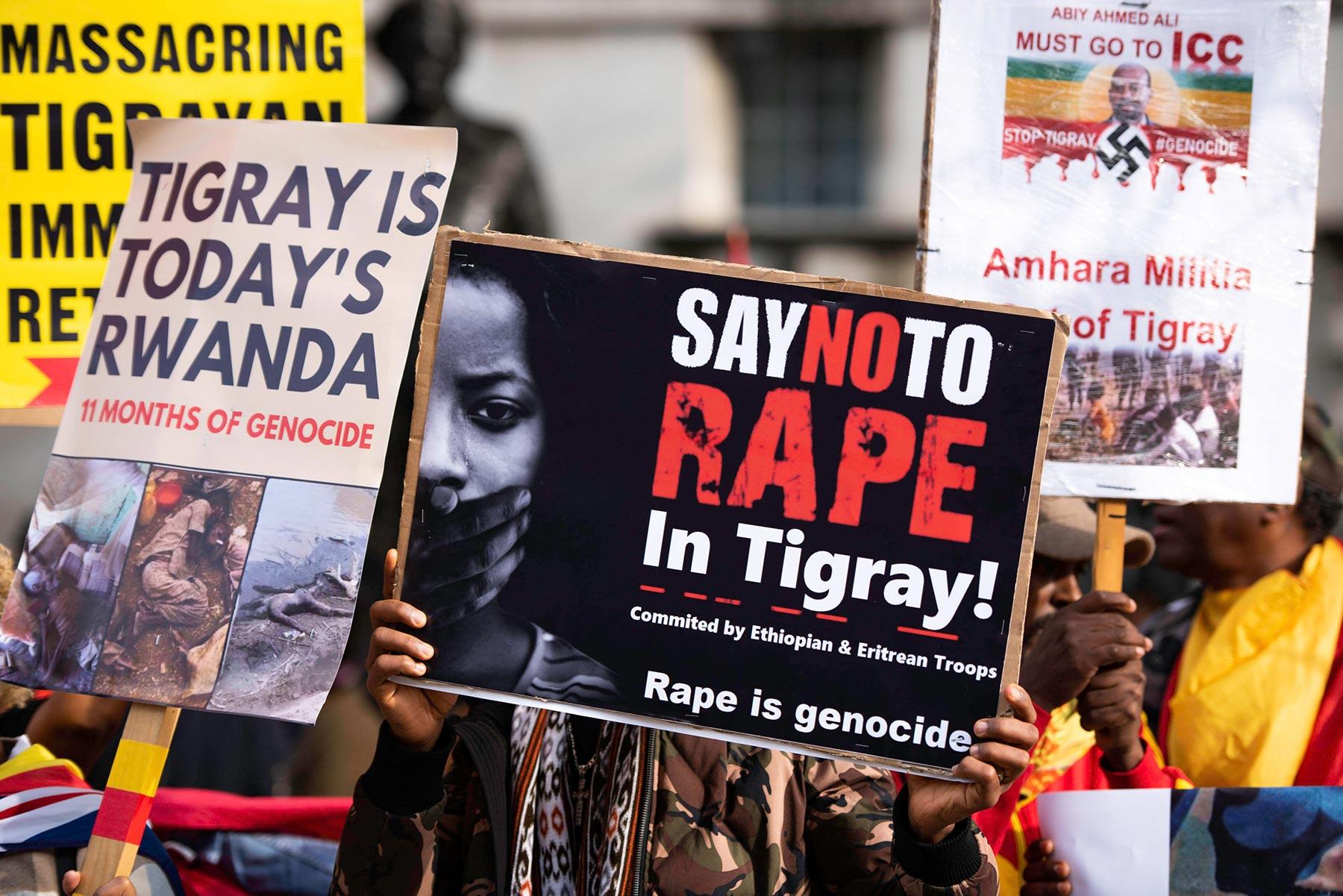Äthiopiens Bürgerkrieg: Neuer Bericht über sexuelle Gewalt und ethnische Säuberungen in der Region Tigray