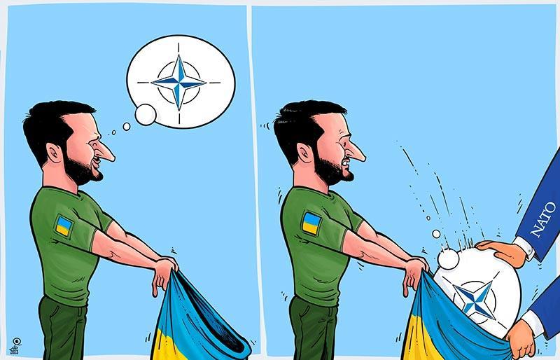 Cartoon Ukraine - NATO