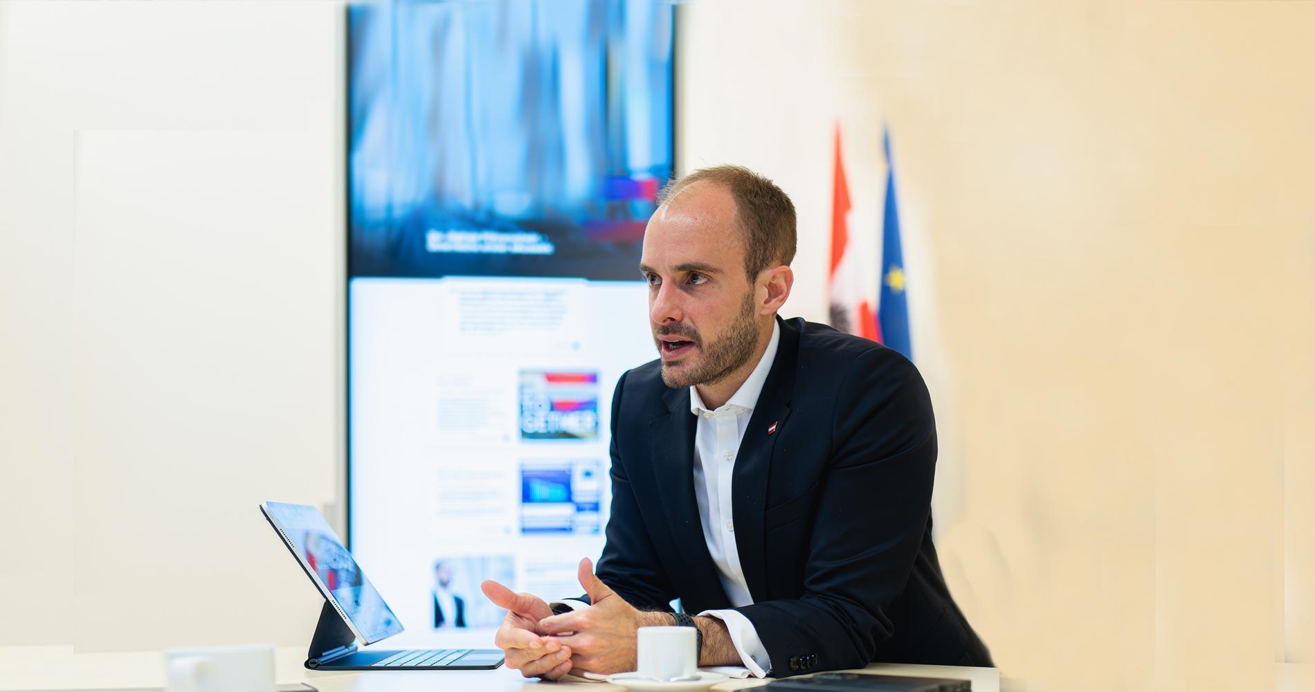 iGlobenews Interview with Florian Tursky, Austrian State Secretary for Digitalization and Telecommunication