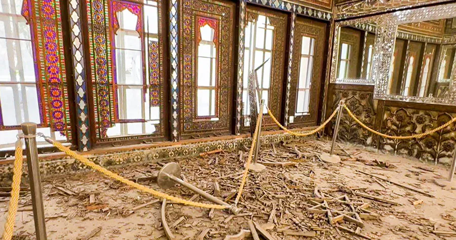 Golestan Palace damaged