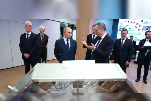 Russia. President Putin at the Bauman Moscow State Technical University