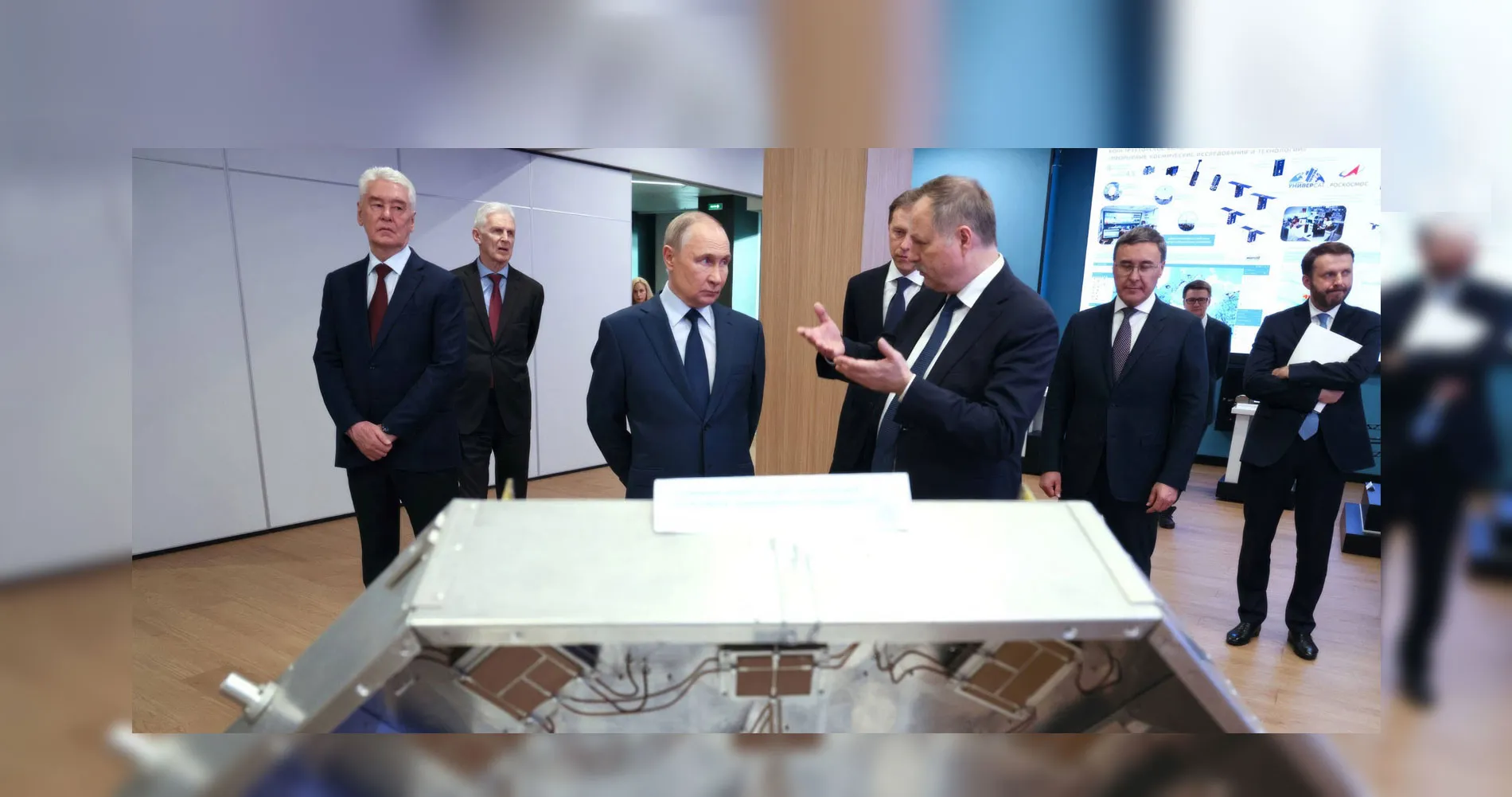 Russia. President Putin at the Bauman Moscow State Technical University
