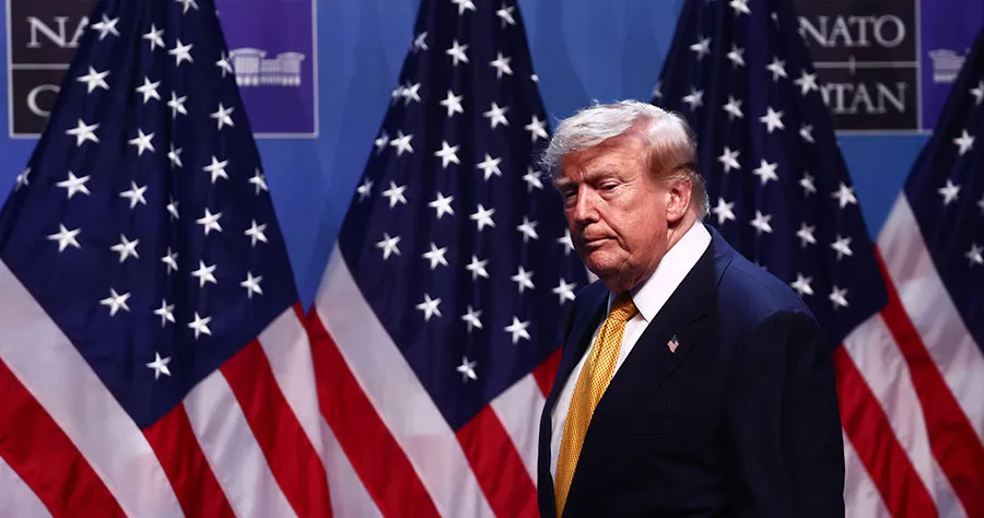 President Trump during the press conference at the NATO Summit in Ankara, Turkiye on July 8, 2026