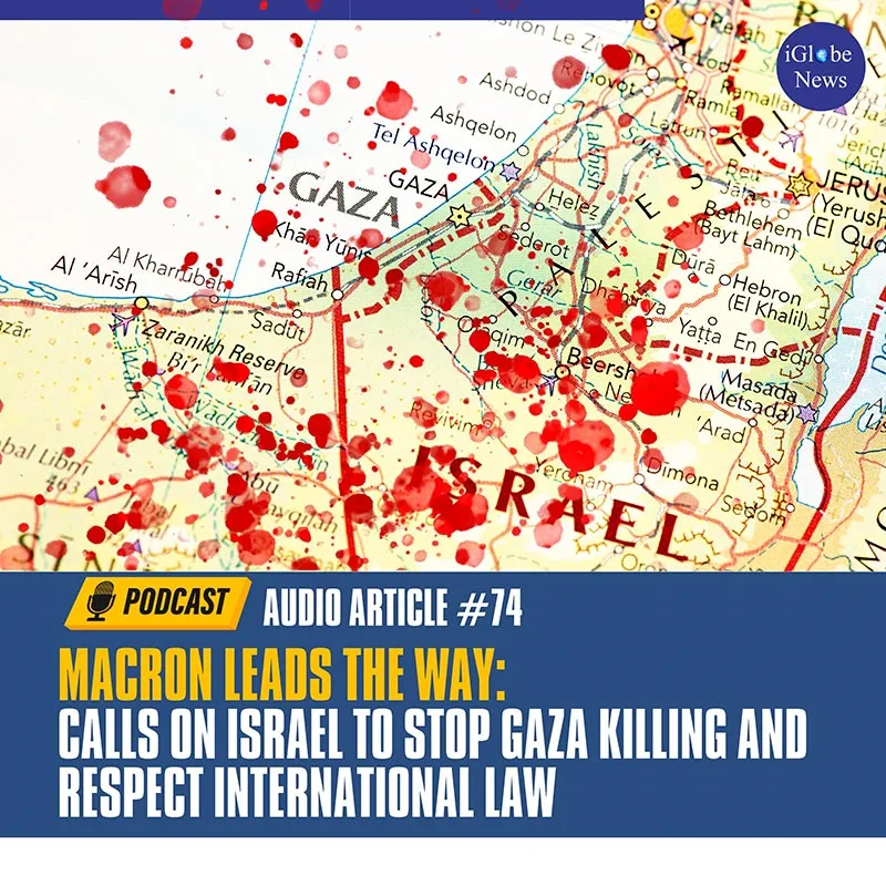 Audio Article Macron Gaza