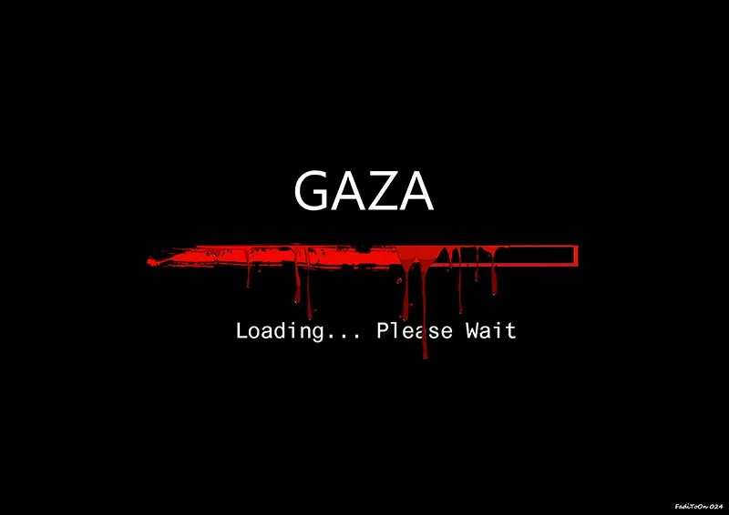 Cartoon Gaza - loading