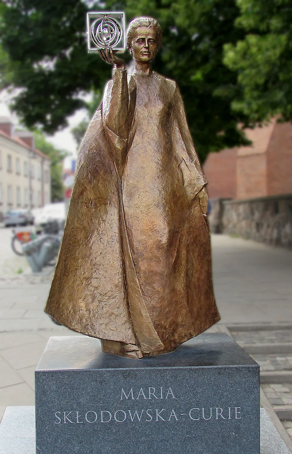 Marie Curie Statue in Warsaw
